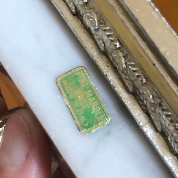 Set of Vintage MCM Italian Marble Candle Holders - Picture 14 of 14